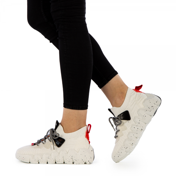 Γυναικεία αθλητικά παπούτσια Briela λευκά - Kalapod.gr